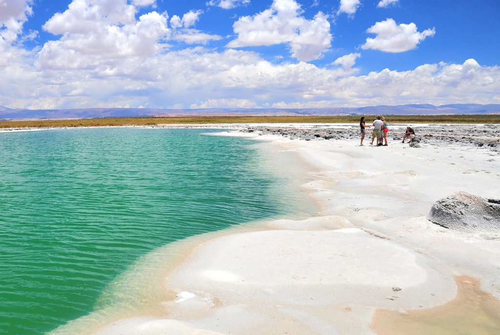Floating in Laguna Cejar
